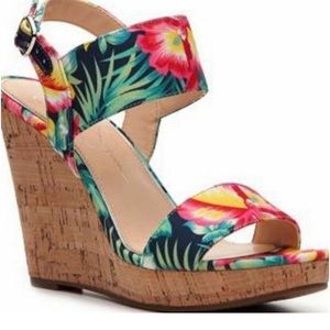 ⭐️ BRAND NEW⭐️ Jessica Simpson Jeisha - Floral/Tropical wedge sandals 🏝️ 🌊
